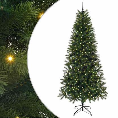 Konstgjord julgran Grön 240 cm PE och PVC