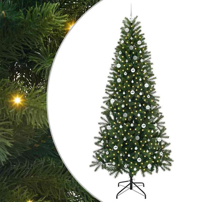 Konstgjord julgran Grön 240 cm PE och PVC