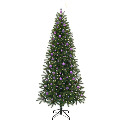 Konstgjord julgran Grön 240 cm PE och PVC