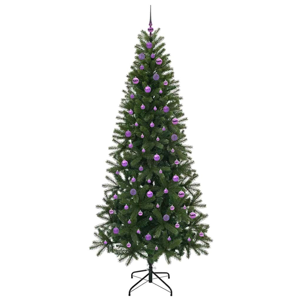 Konstgjord julgran Grön 240 cm PE och PVC