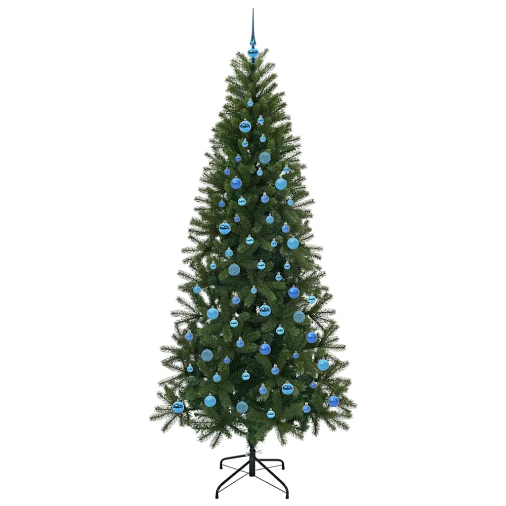 Konstgjord julgran Grön 240 cm PE och PVC
