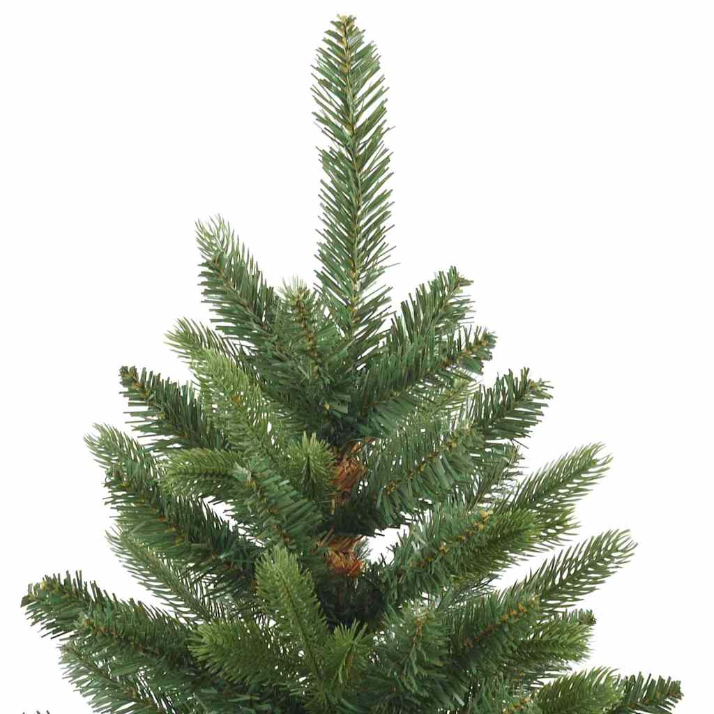Konstgjord julgran med 150 LED-lampor Grön 120 cm PE och PVC
