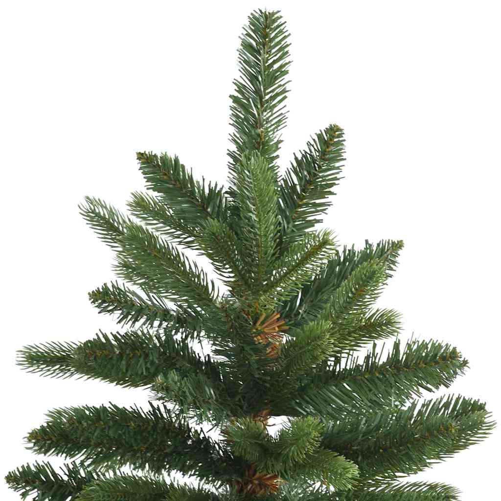 Konstgjord julgran med 300 LED-lampor Grön 180 cm PE och PVC