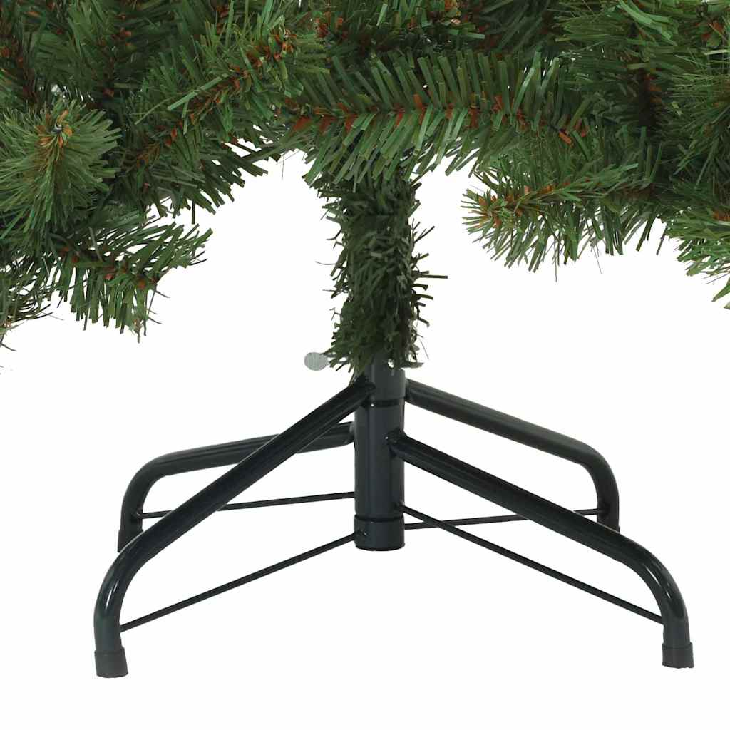 Plast Hingad Julgran med stativ Grön 150 cm PVC och stål