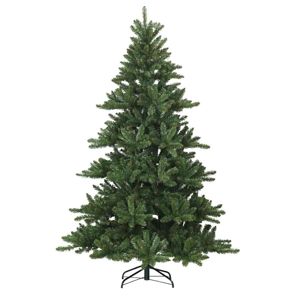 Plast Hingad Julgran med stativ Grön 240 cm PVC och stål