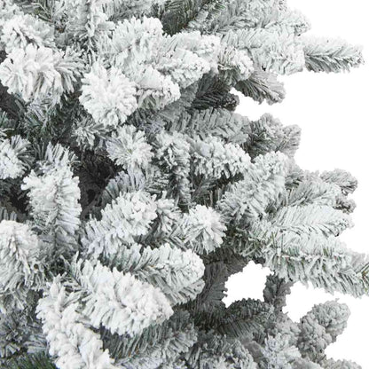 Plast Hingad Julgran med 150 LED-lampor Vit 150 cm PVC och stål
