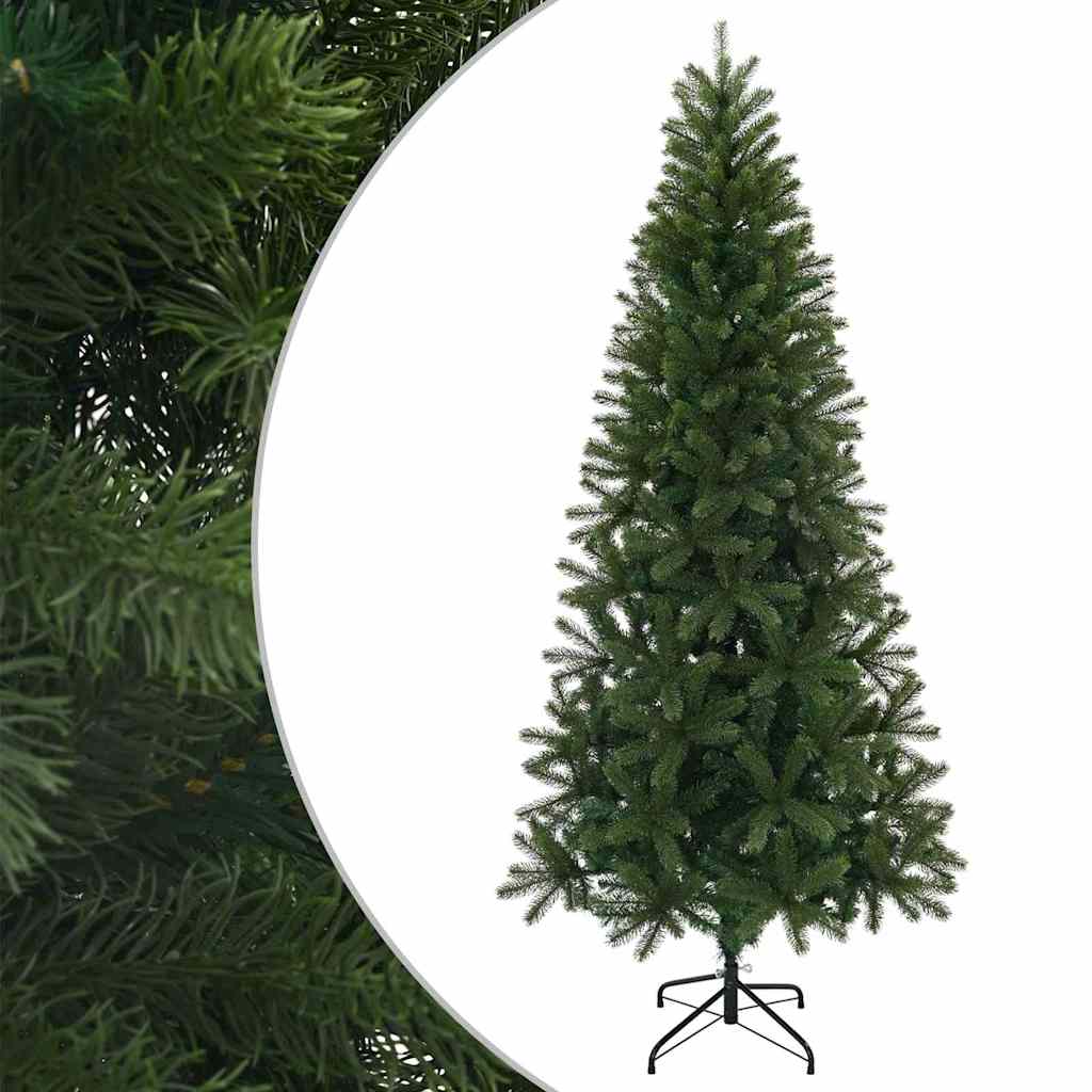 Konstgjord julgran 210 cm PVC, PE och stål Grön