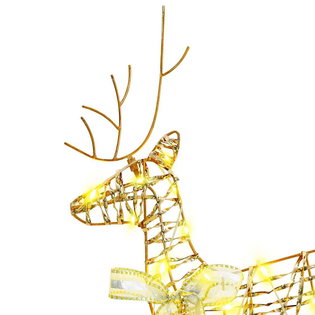 LED Renar 6 st 180 LED-lampor Guld 44 x 18 x 65,5 cm PET