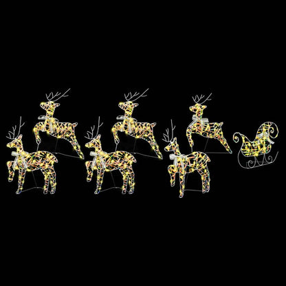 LED Renar 7 st 40 LED-lampor Flerfärgad 42 x 15 x 64 cm PET
