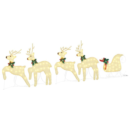 LED Renar 5 st Guld 43 x 18 x 66 cm tyg