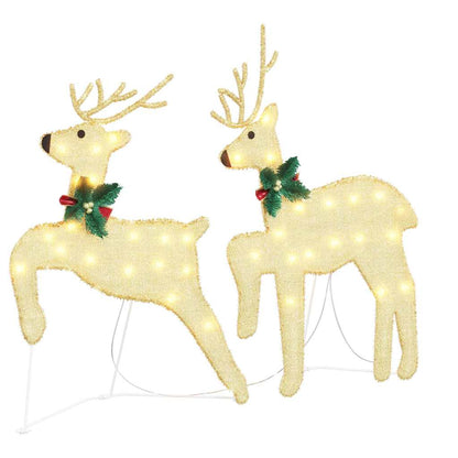 LED Renar 7 st Guld 43 x 18 x 66 cm tyg