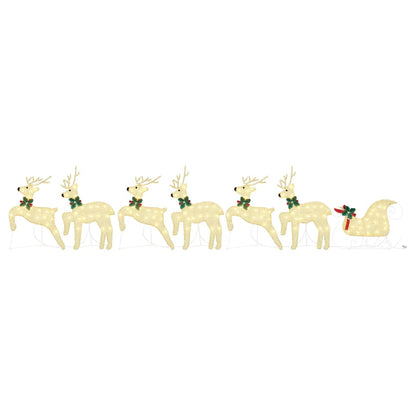 LED Renar 7 st Guld 43 x 18 x 66 cm tyg