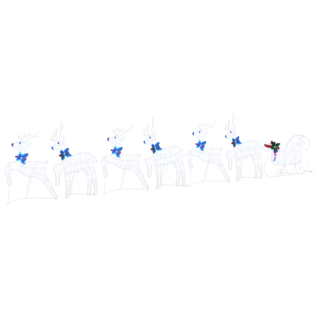 LED Renar 7 st Vit 43 x 18 x 66 cm tyg