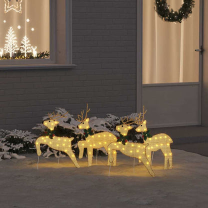 LED Renar 4 st Guld 45 x 19 x 65 cm tyg
