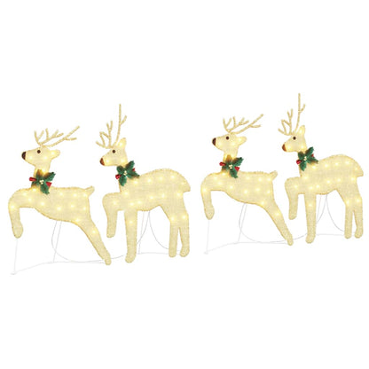 LED Renar 4 st Guld 45 x 19 x 65 cm tyg