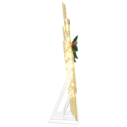 LED Renar 6 st Guld 45 x 19 x 65 cm tyg