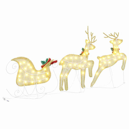 LED Renar 3 st Varmvit 43 x 18 x 66 cm tyg