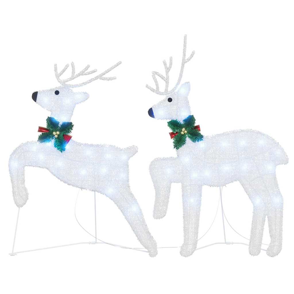 LED Renar 2 st Kall Vit 45 x 19 x 65 cm tyg