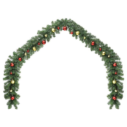 Julgirlander 2 st 600 LED-lampor Grön 20 m PVC