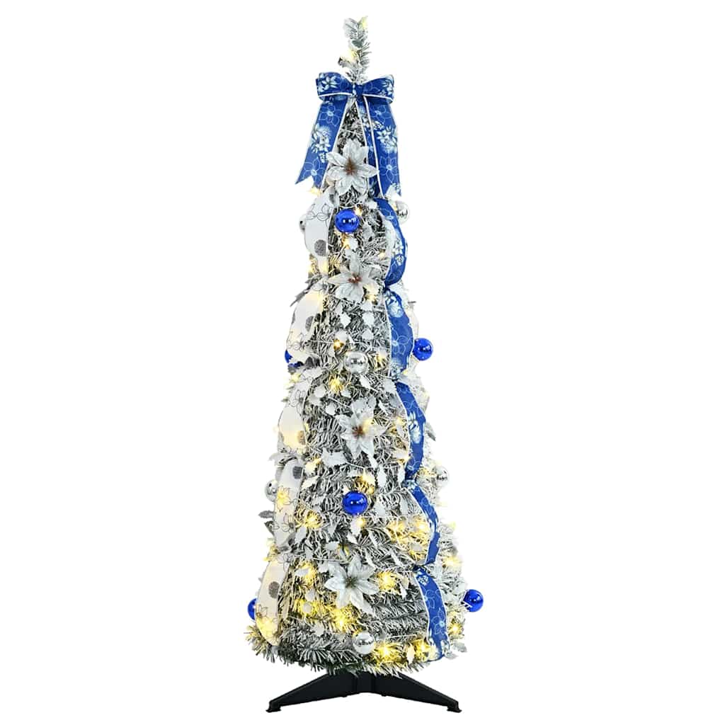 Konstgjord julgran Vit 120 cm PVC