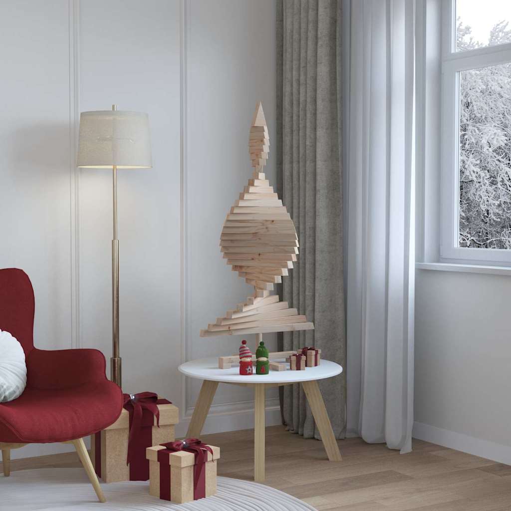 Julträd KOTKA 120 cm Massiv furu Naturfärg