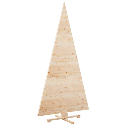 Julträd med stativ Naturfärg 210 cm Massiv furu