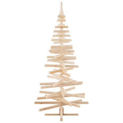 Julträd med stativ Naturfärg 210 cm Massiv furu