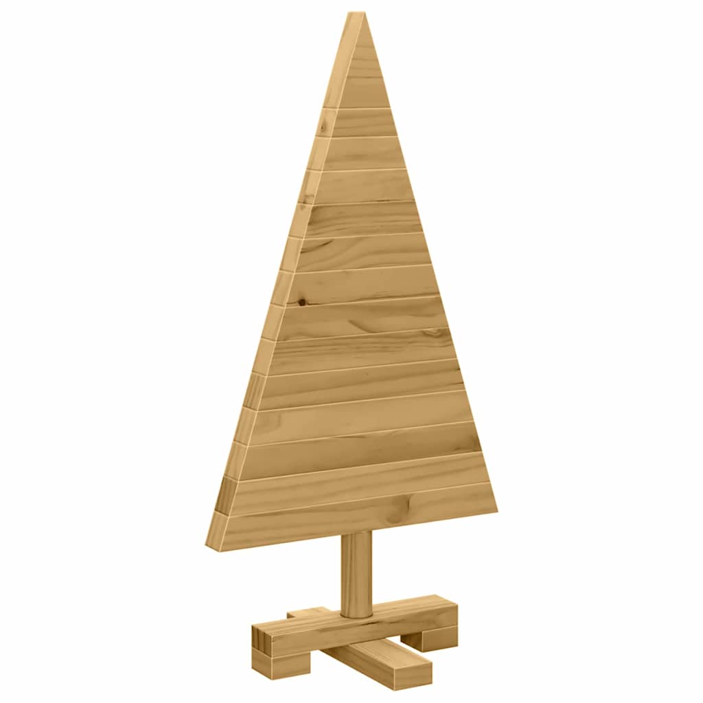 Julträd med stativ Brun 60 cm Massiv furu