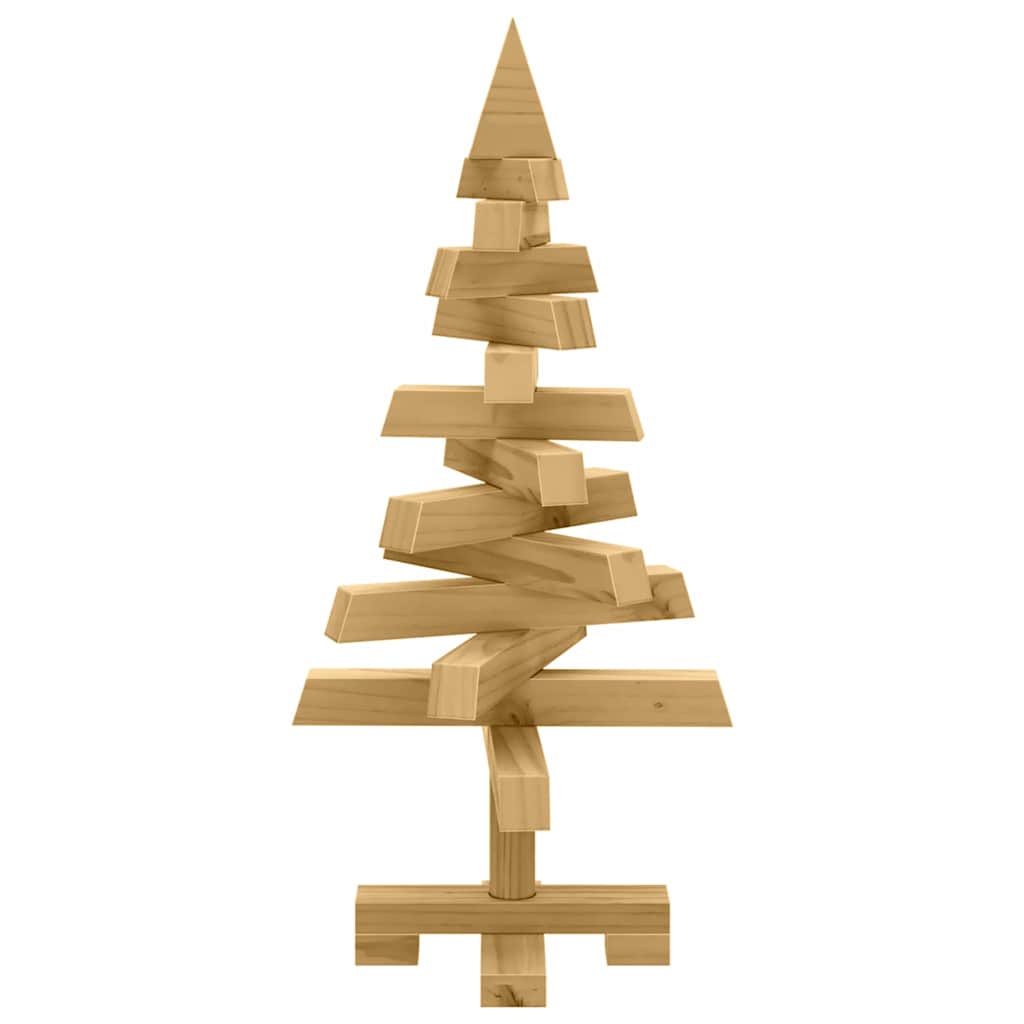 Julträd med stativ Brun 60 cm Massiv furu