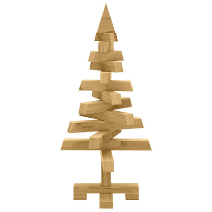 Julträd med stativ Brun 60 cm Massiv furu