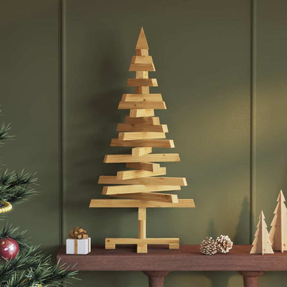 Julträd med stativ Brun 90 cm Massiv furu