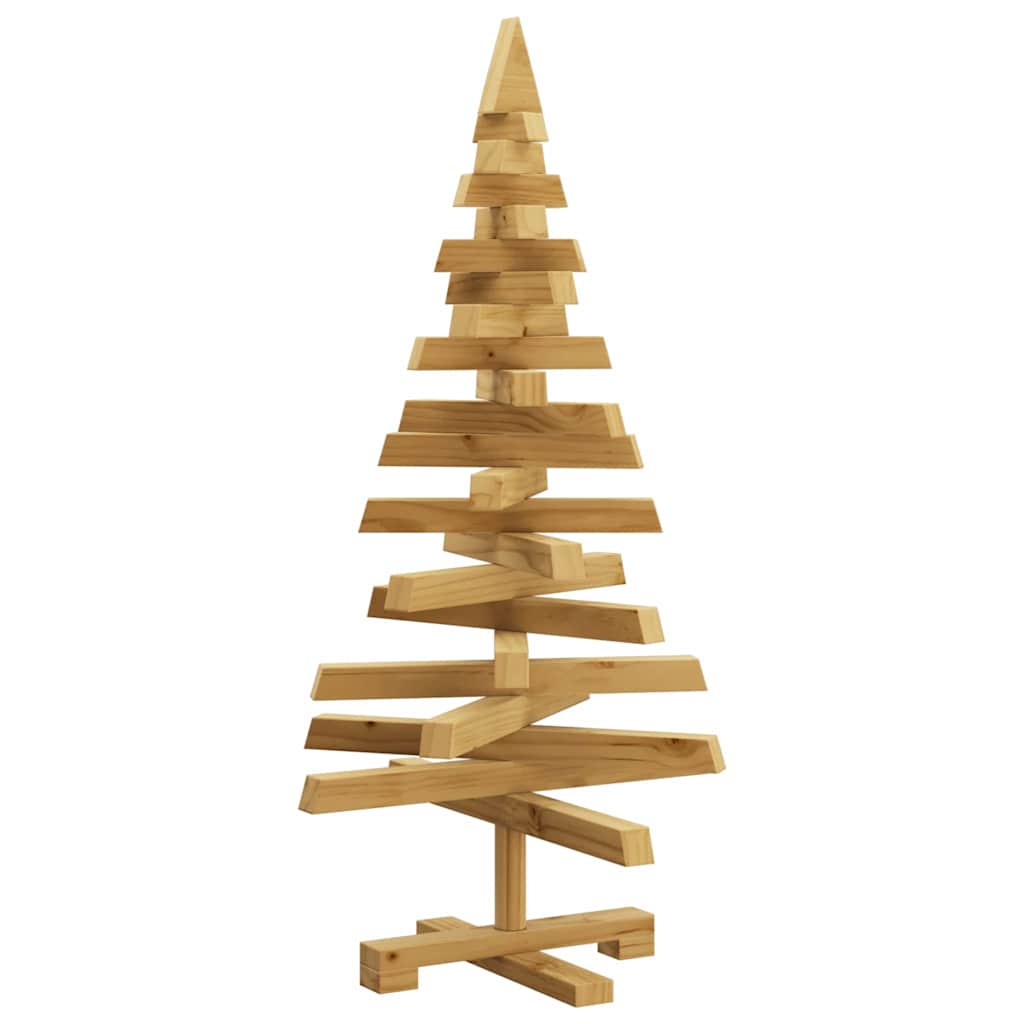 Julträd med stativ Brun 90 cm Massiv furu
