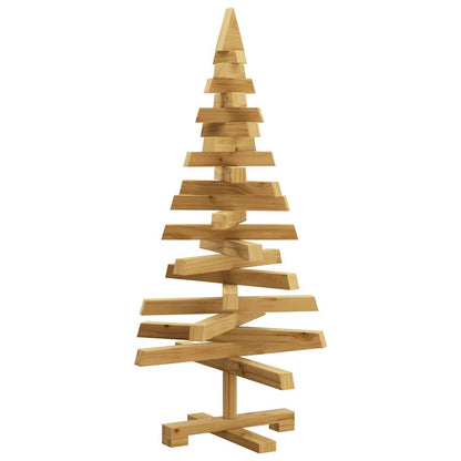 Julträd med stativ Brun 90 cm Massiv furu