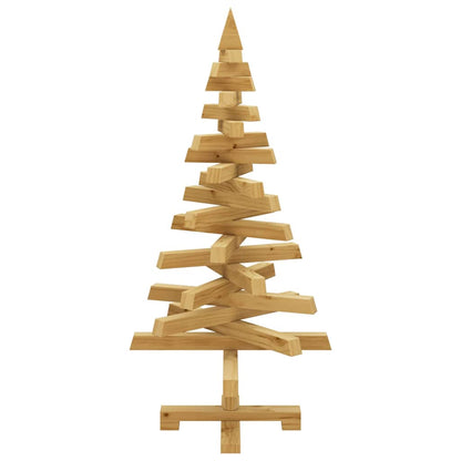 Julträd med stativ Brun 90 cm Massiv furu