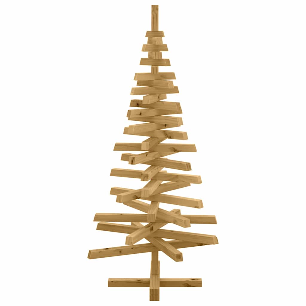 Julträd med stativ Brun 120 cm Massiv furu