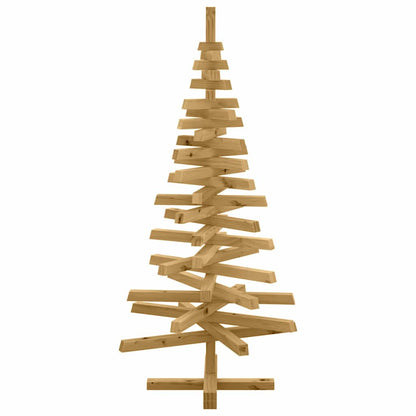 Julträd med stativ Brun 120 cm Massiv furu