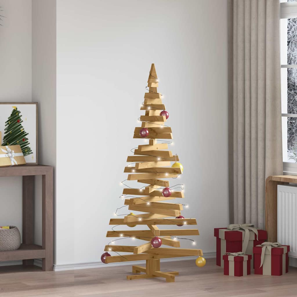Julträd med stativ Brun 150 cm Massiv furu