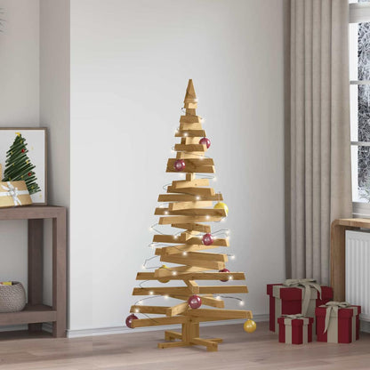 Julträd med stativ Brun 150 cm Massiv furu