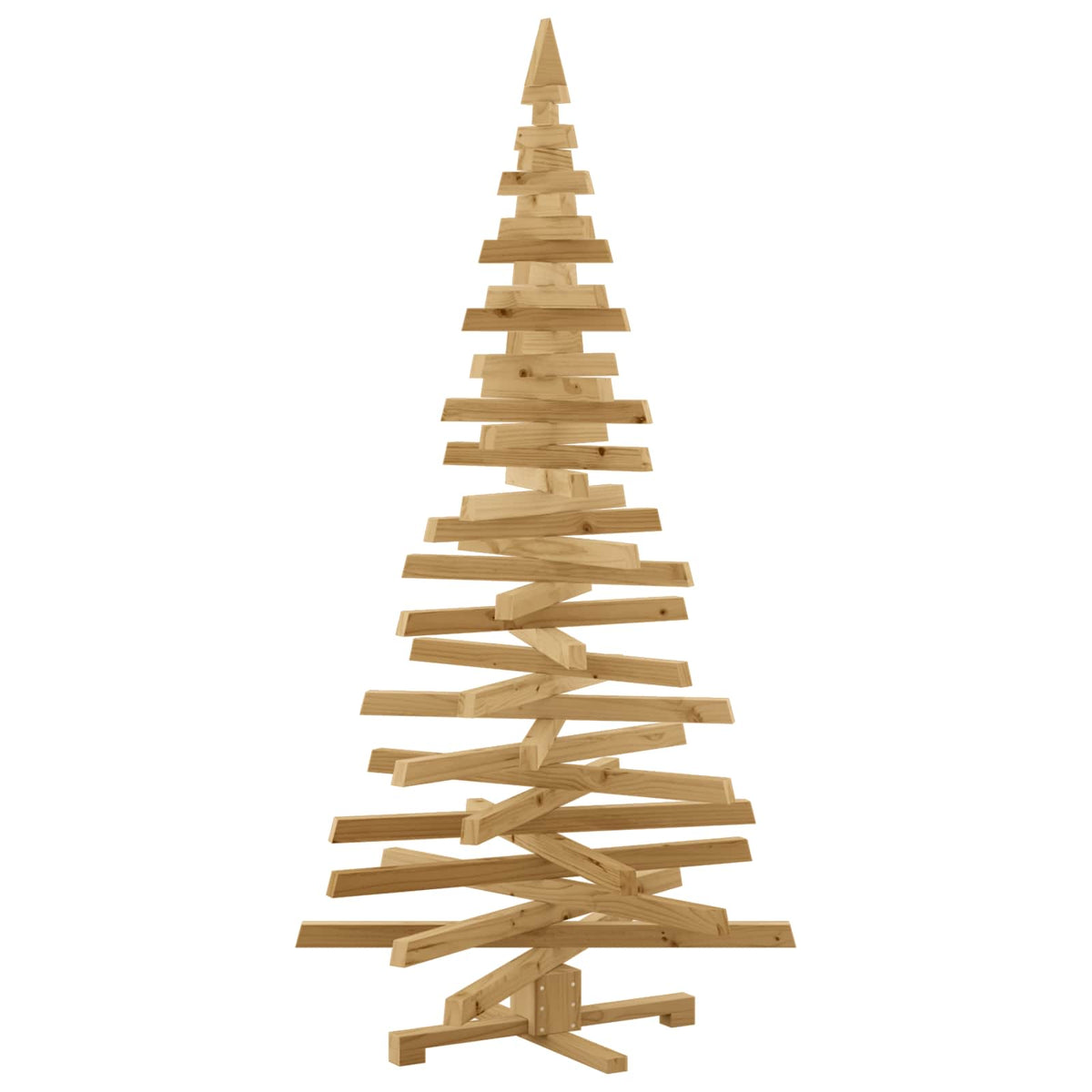Julträd med stativ Brun 180 cm Massiv furu