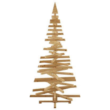 Julträd med stativ Brun 210 cm Massiv furu
