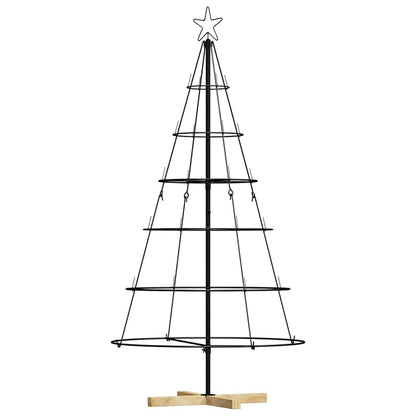 Julgran i metall med fot KUOPIO 150 cm Stål Svart