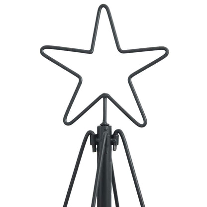 Julcone-träd med stativ Svart 180,5 cm Stål