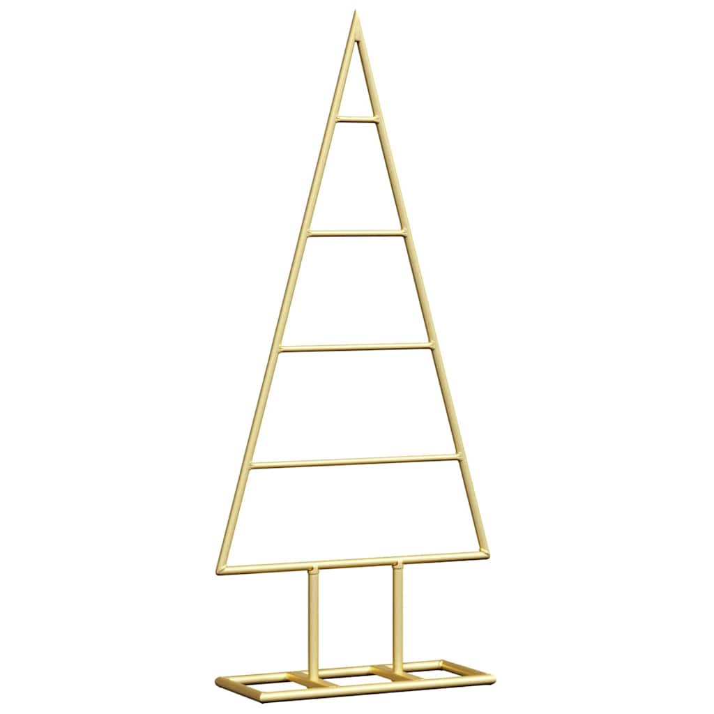 Metall julgran Guld 60 cm Pulverlackerad stål