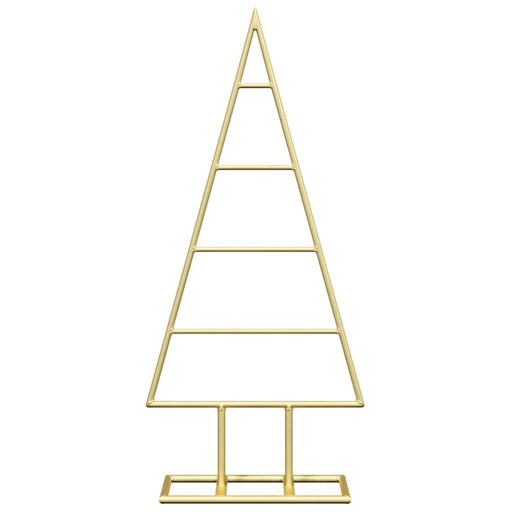 Metall julgran Guld 60 cm Pulverlackerad stål