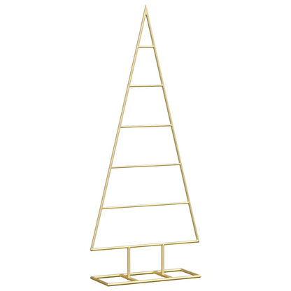 Metall julgran Guld 90 cm Pulverlackerad stål