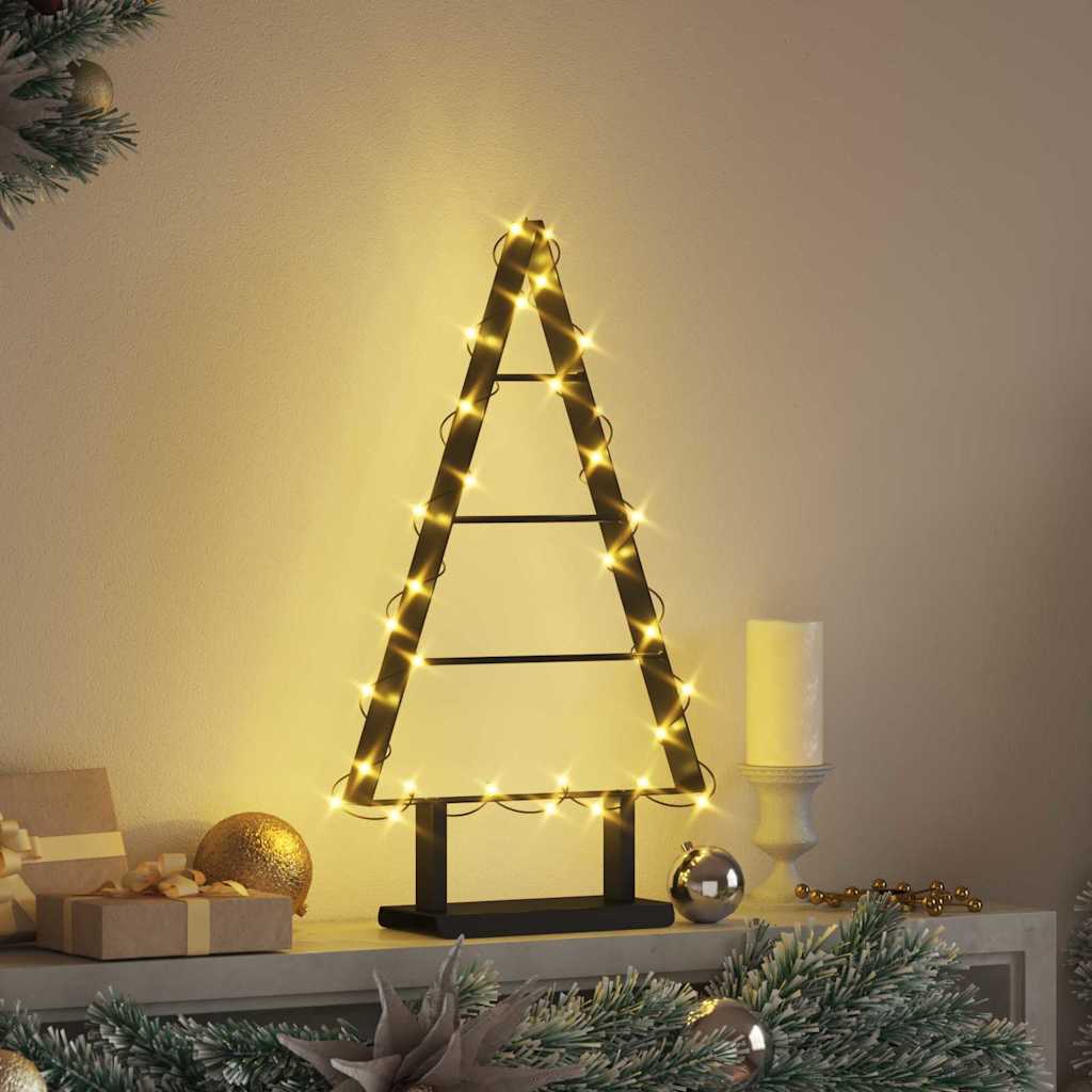 Metall julgran Svart 60 cm Stål