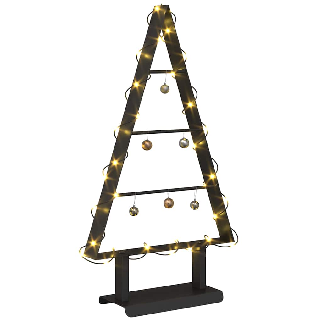 Metall julgran Svart 60 cm Stål