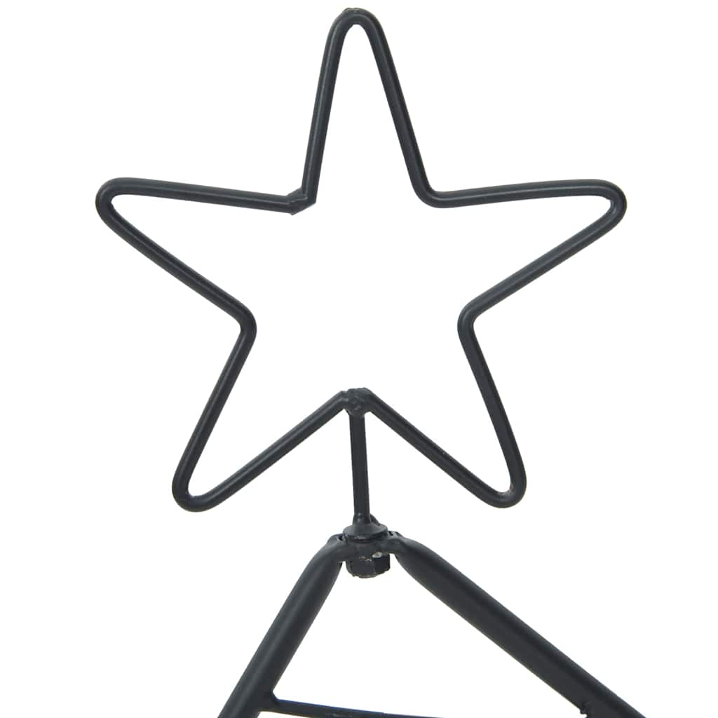 Metall julgran Svart 60 cm Stål