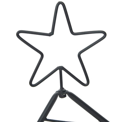 Metall julgran Svart 60 cm Stål