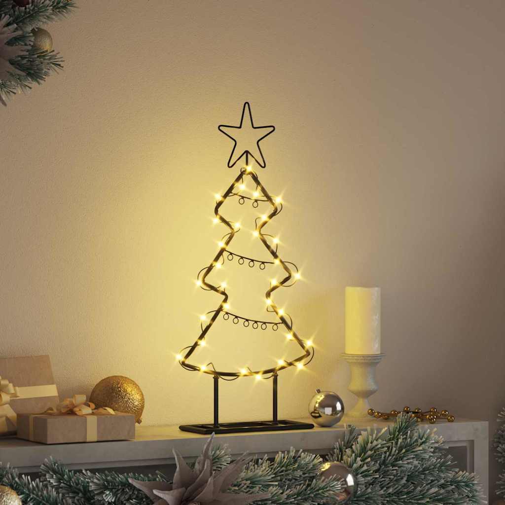 Metall julgran Svart 60 cm Stål